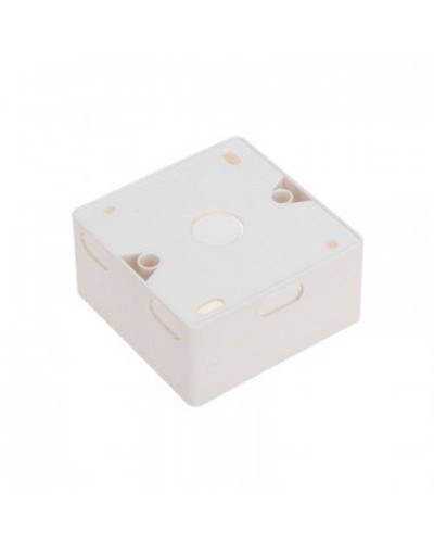 Короб накладной для лицевых панелей 80х80 под 2 модуля 45х22,5 Mosaic 03-0126 в Кемерово Распределительные коробки Pintop.ru