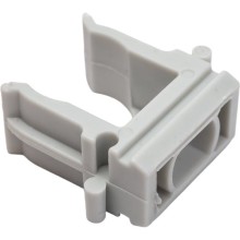 Крепёж-клипса для труб ø16 мм, серая (100 шт/уп)Rexant (28-0116-2)