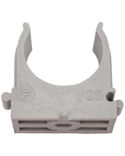 Крепёж-клипса для труб ø25 мм, серая (100 шт/уп)Rexant (28-0125-2) в Кемерово Держатели, клипсы, скобы Pintop.ru