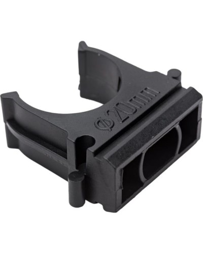 Крепеж-клипса для трубы ø 20 мм, черная (100 шт./уп.) Rexant (28-0120-3) в Кемерово Держатели, клипсы, скобы Pintop.ru