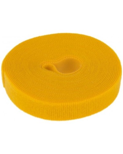 Лента-липучка многоразовая 5 м х 20мм, желтая (1 шт/уп) REXANT 07-7522 в Кемерово Монтажные материалы Pintop.ru