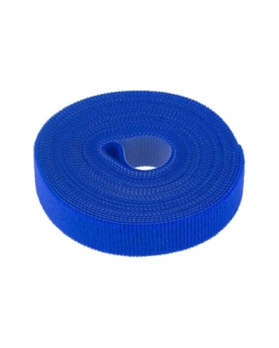 Лента-липучка многоразовая 5 м х 20мм, синяя (1 шт/уп) REXANT 07-7525 в Кемерово Монтажные материалы Pintop.ru