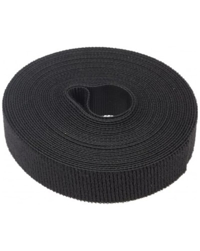 Лента-липучка многоразовая 5 м х 20мм, черная (1 шт/уп) REXANT 07-7526 в Кемерово Монтажные материалы Pintop.ru