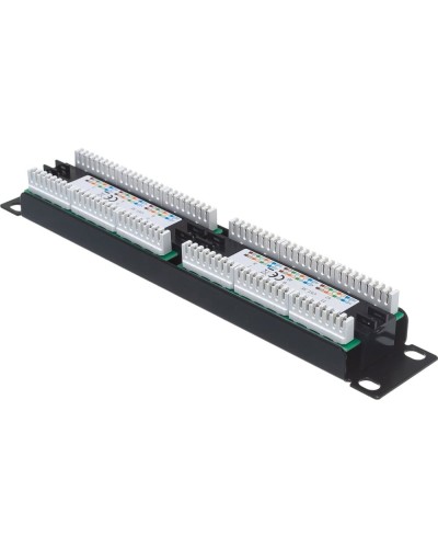 Панель коммутационная 10, 1U, 12 портов UTP, RJ-45, CAT 5e REXANT 04-0025 в Кемерово Патч панель Pintop.ru