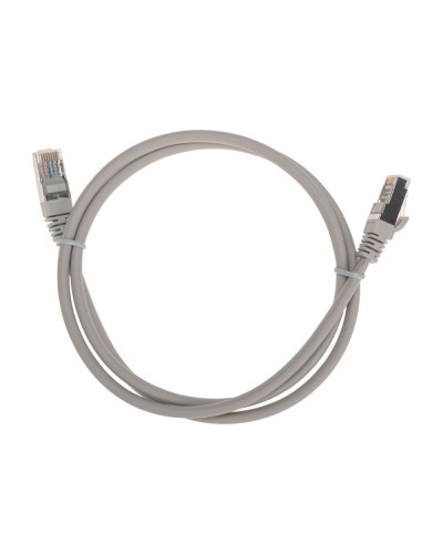 Патч-корд F/UTP, CAT 5e, RJ45-RJ45, 26AWG, LSZH, серый, 1м REXANT 02-0110-1 в Кемерово Патчкорды (медные) Pintop.ru