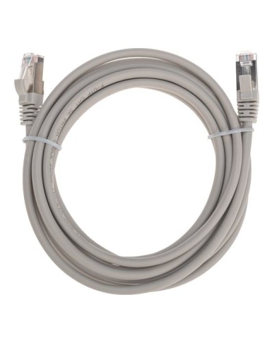 Патч-корд F/UTP, CAT 5e, RJ45-RJ45, 26AWG, LSZH, серый, 3м REXANT 02-0110-3 в Кемерово Патчкорды (медные) Pintop.ru
