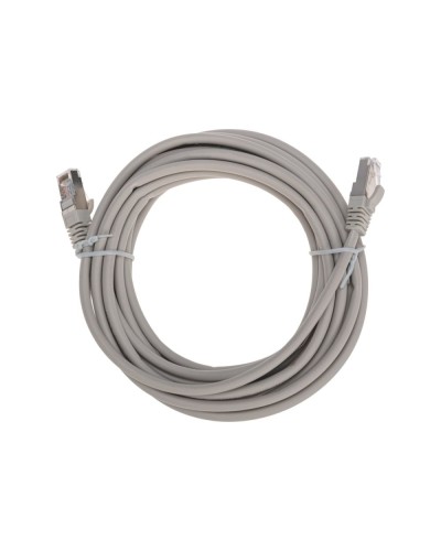 Патч-корд F/UTP, CAT 5e, RJ45-RJ45, 26AWG, LSZH, серый, 5м REXANT 02-0110-5 в Кемерово Патчкорды (медные) Pintop.ru