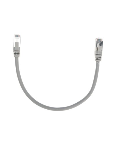 Патч-корд F/UTP, CAT 6, RJ45-RJ45, 26AWG, LSZH, серый, 0,3м REXANT 02-0210-03 в Кемерово Патчкорды (медные) Pintop.ru