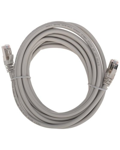 Патч-корд S/FTP, CAT 6A (10G), RJ45-RJ45, 28AWG, LSZH, серый, 5м REXANT 02-0390-5 в Кемерово Патчкорды (медные) Pintop.ru