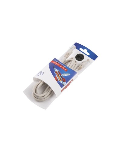 Патч-корд U/UTP RJ45-RJ45, CAT 5e, PVC, серый, 1,5м REXANT 06-3202 в Кемерово Патчкорды (медные) Pintop.ru