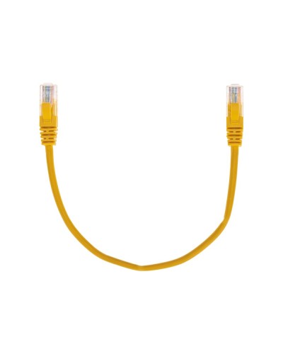 Патч-корд U/UTP, CAT 5e, RJ45-RJ45, 26AWG, LSZH, желтый, 0,3м REXANT 02-0105-03 в Кемерово Патчкорды (медные) Pintop.ru