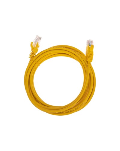 Патч-корд U/UTP, CAT 5e, RJ45-RJ45, 26AWG, LSZH, желтый, 3м REXANT 02-0105-3 в Кемерово Патчкорды (медные) Pintop.ru