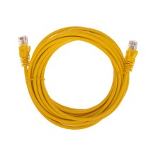 Патч-корд U/UTP, CAT 5e, RJ45-RJ45, 26AWG, LSZH, желтый, 5м REXANT 02-0105-5