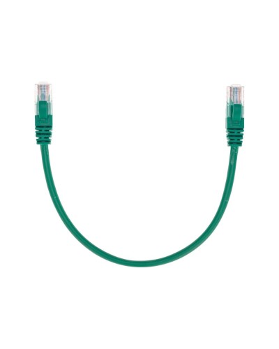 Патч-корд U/UTP, CAT 5e, RJ45-RJ45, 26AWG, LSZH, зеленый, 0,3м REXANT 02-0106-03 в Кемерово Патчкорды (медные) Pintop.ru