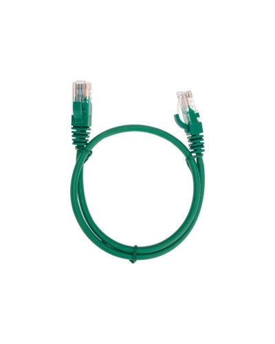 Патч-корд U/UTP, CAT 5e, RJ45-RJ45, 26AWG, LSZH, зеленый, 0,5м REXANT 02-0106-05 в Кемерово Патчкорды (медные) Pintop.ru