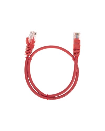 Патч-корд U/UTP, CAT 5e, RJ45-RJ45, 26AWG, LSZH, красный, 0,5м REXANT 02-0103-05 в Кемерово Патчкорды (медные) Pintop.ru