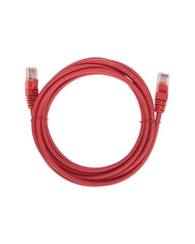 Патч-корд U/UTP, CAT 5e, RJ45-RJ45, 26AWG, LSZH, красный, 3м REXANT 02-0103-3 в Кемерово Патчкорды (медные) Pintop.ru
