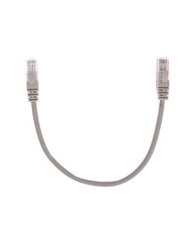 Патч-корд U/UTP, CAT 5e, RJ45-RJ45, 26AWG, LSZH, серый, 0,3м REXANT 02-0100-03 в Кемерово Патчкорды (медные) Pintop.ru