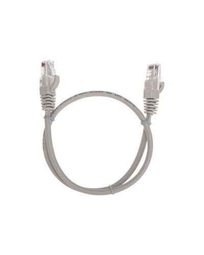 Патч-корд U/UTP, CAT 5e, RJ45-RJ45, 26AWG, LSZH, серый, 0,5м REXANT 02-0100-05 в Кемерово Патчкорды (медные) Pintop.ru