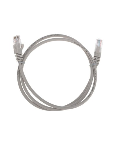 Патч-корд U/UTP, CAT 5e, RJ45-RJ45, 26AWG, LSZH, серый, 1м REXANT 02-0100-1 в Кемерово Патчкорды (медные) Pintop.ru