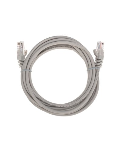 Патч-корд U/UTP, CAT 5e, RJ45-RJ45, 26AWG, LSZH, серый, 3м REXANT 02-0100-3 в Кемерово Патчкорды (медные) Pintop.ru