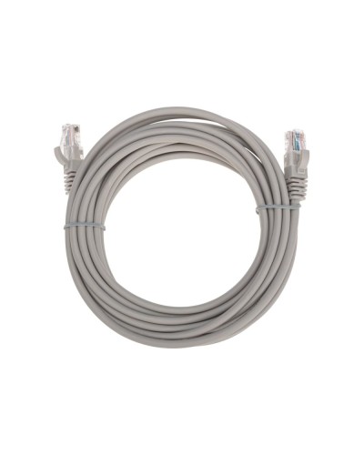 Патч-корд U/UTP, CAT 5e, RJ45-RJ45, 26AWG, LSZH, серый, 5м REXANT 02-0100-5 в Кемерово Патчкорды (медные) Pintop.ru