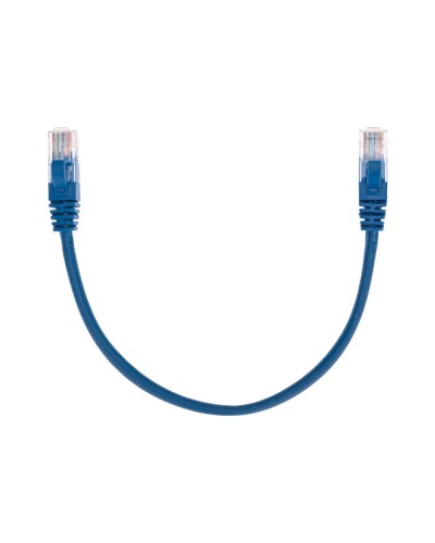 Патч-корд U/UTP, CAT 5e, RJ45-RJ45, 26AWG, LSZH, синий, 0,3м REXANT 02-0104-03 в Кемерово Патчкорды (медные) Pintop.ru