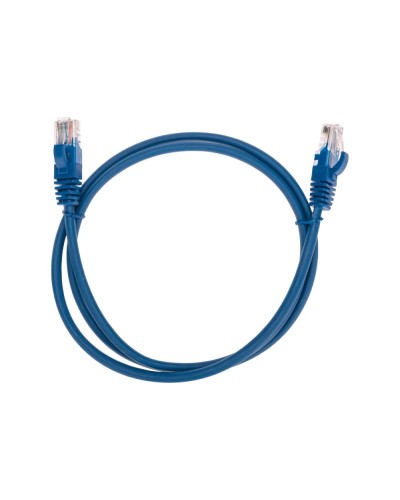 Патч-корд U/UTP, CAT 5e, RJ45-RJ45, 26AWG, LSZH, синий, 1м REXANT 02-0104-1 в Кемерово Патчкорды (медные) Pintop.ru