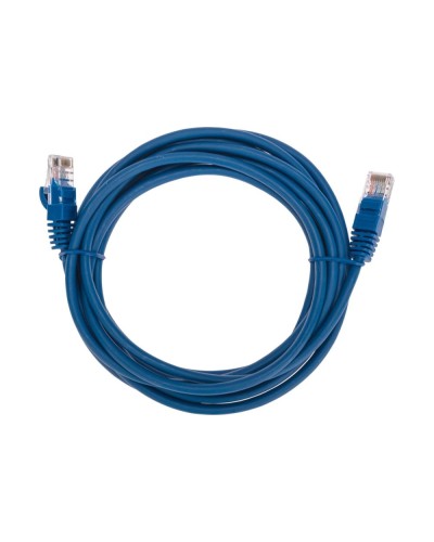 Патч-корд U/UTP, CAT 5e, RJ45-RJ45, 26AWG, LSZH, синий, 3м REXANT 02-0104-3 в Кемерово Патчкорды (медные) Pintop.ru
