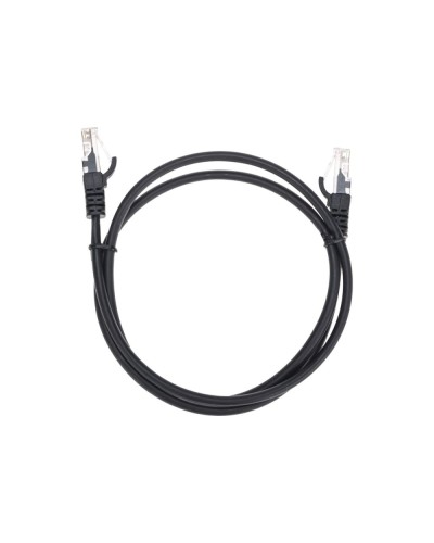 Патч-корд U/UTP, CAT 5e, RJ45-RJ45, 26AWG, LSZH, черный, 1м REXANT 02-0102-1 в Кемерово Патчкорды (медные) Pintop.ru