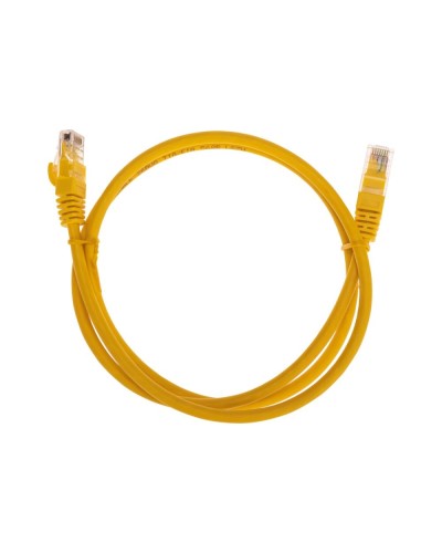 Патч-корд U/UTP, CAT 6, RJ45-RJ45, 26AWG, LSZH, желтый, 1м REXANT 02-0295-1 в Кемерово Патчкорды (медные) Pintop.ru
