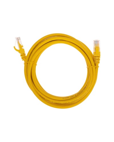 Патч-корд U/UTP, CAT 6, RJ45-RJ45, 26AWG, LSZH, желтый, 3м REXANT 02-0295-3 в Кемерово Патчкорды (медные) Pintop.ru