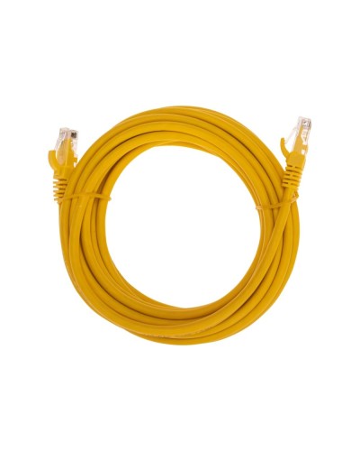 Патч-корд U/UTP, CAT 6, RJ45-RJ45, 26AWG, LSZH, желтый, 5м REXANT 02-0295-5 в Кемерово Патчкорды (медные) Pintop.ru