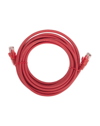 Патч-корд U/UTP, CAT 6, RJ45-RJ45, 26AWG, LSZH, красный, 5м REXANT 02-0293-5 в Кемерово Патчкорды (медные) Pintop.ru