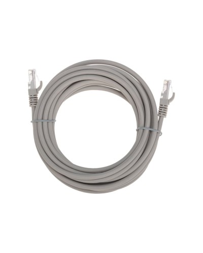 Патч-корд U/UTP, CAT 6, RJ45-RJ45, 26AWG, LSZH, серый, 5м REXANT 02-0290-5 в Кемерово Патчкорды (медные) Pintop.ru