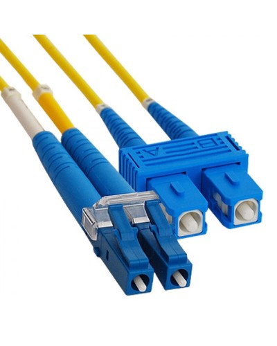 Патч-корд оптический переходной (SM), 9/125 (OS2), LC/UPC-SC/UPC, (Duplex), LSZH, 2м REXANT 50-2410 в Кемерово Патч-корды оптические Pintop.ru