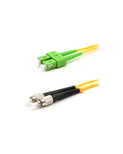 Патч-корд оптический переходной (SM), 9/125 (OS2), SC/APC-FC/UPC, (Duplex), PVC, 5м REXANT 50-2857-1 в Кемерово Патч-корды оптические Pintop.ru