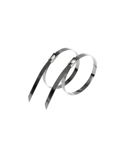 Стяжка кабельная стальная (304) 400x4,6мм (50 шт/уп) REXANT (07-0408) в Кемерово Стяжки-хомуты Pintop.ru