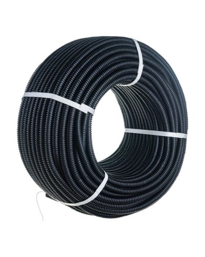 Труба гофрированная ПНД 16 с зондом (100 м) Rexant (28-0016-3) в Кемерово Труба гофрированная Pintop.ru