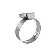 Хомут червячный 8-12/9-0,6мм, нержавеющая сталь W2, (50 шт/уп) REXANT 07-0708