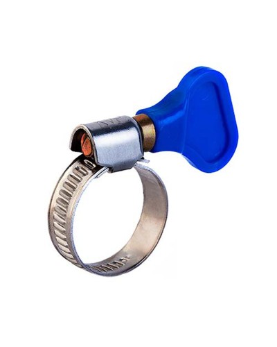 Хомут червячный 16-25/9-0,7мм, с ключом, нержавеющая сталь W2, (50 шт/уп) REXANT 07-0716-1 в Кемерово Стяжки-хомуты Pintop.ru