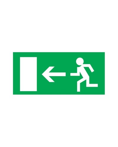 Эвакуационный знак Направление к эвакуационному выходу налево100*300 мм (5шт/упак) REXANT (56-0026) в Кемерово Дополнительное оборудование для ОПС Pintop.ru