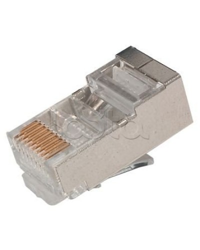 Джек RJ-45 8P8C CAT 5e (экран) (100шт/уп) REXANT 05-1023 в Кемерово Коннекторы и разъемы Pintop.ru