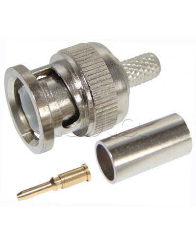 Разъем штекер BNC RG-58 обжим (01-001A) (100шт/уп) REXANT 05-3001 в Кемерово Коннекторы Pintop.ru