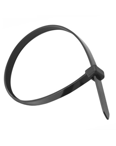 Хомут-стяжка нейлоновый 4х200 мм чёрный (100шт/уп) REXANT 07-0201 в Кемерово Стяжки-хомуты Pintop.ru