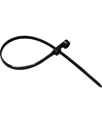 Хомут-стяжка нейлоновый под винт 4.8х200 мм чёрный (100шт/уп) REXANT 07-0205 в Кемерово Стяжки-хомуты Pintop.ru