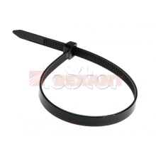 Хомут-стяжка нейлоновый 8х400 мм чёрный (100шт/уп) REXANT 07-0401-8