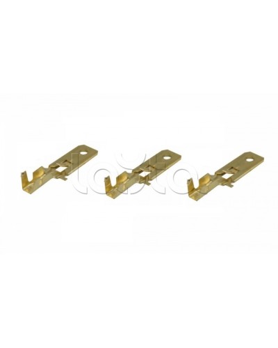 Клемма плоская 1-1.5 мм² (КП штекер - 6.3мм) (100шт/уп) REXANT 08-0911 в Кемерово Клеммные колодки Pintop.ru