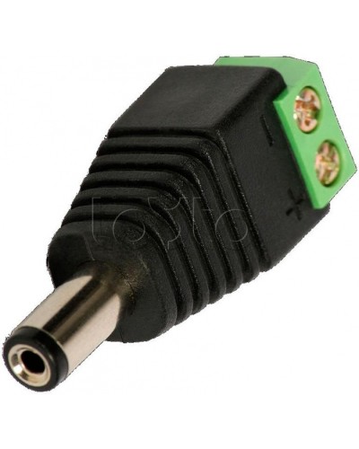 Разъем питания штекер 2.1х5.5 с быстрозажимной колодкой (50шт/уп) REXANT (14-0314-2) в Кемерово Коннекторы Pintop.ru