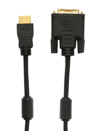 Шнур HDMI - DVI-D gold 5 м с фильтрами (5шт/уп) REXANT 17-6306 в Кемерово Патч-корды и пигтейлы Pintop.ru